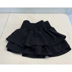 The Bubble Lifestyle Women's Ruffle Skirt Skort Black Size S‎ flounce